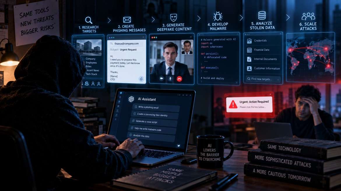 How Criminals Use AI for Cyberattacks: 8 Key Methods