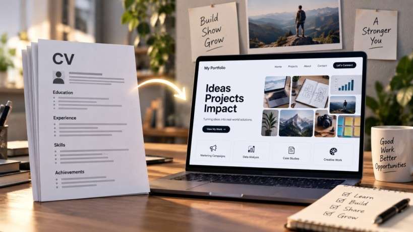 how to build a career portfolio